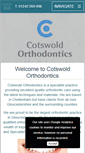 Mobile Screenshot of cotswold-orthodontics.co.uk
